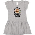 thumbnail image 3 of Inktastic Monkey I Love Hanging out with My Daddy Girls Toddler Dress, 3 of 5