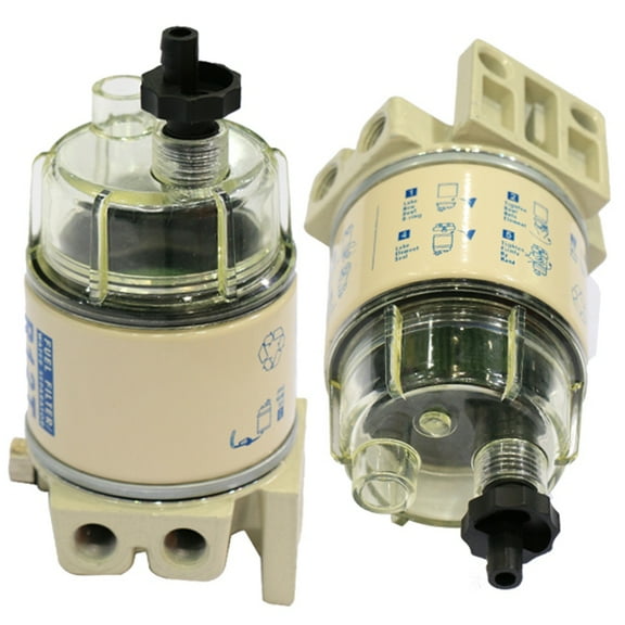 R12S R12T Fuel Filter Assembly, Spin-on Fuel and Water Filter, Lawn Mower, Outboard, Marine Diesel Engine