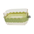 thumbnail image 4 of Caja de pañuelos de papel con tapa, elegante y decorativa, para guardar pañuelos de escritorio. Verde, 4 of 9