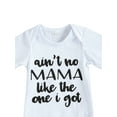 thumbnail image 3 of Emmababy Ain't No Auntie Like The One I Got Aunties Newborn Baby Boy Clothes Letter Print Romper + Camouflage Pants wiht Hat, 3 of 5