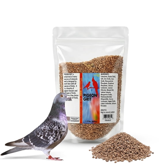 Morning Bird Pigeon Grit Bird Food with Minerals, 1.5 lb
