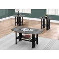 thumbnail image 1 of Monarch Specialties Table Set, 3pcs Set, Coffee, End, Side, Accent, Living Room, Laminate, Black, Grey, Transitional, 1 of 4