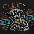 thumbnail image 3 of Disney - Minnie Mouse - Let's Eat Pizza - Youth Long Sleeve Graphic T-Shirt, 3 of 5