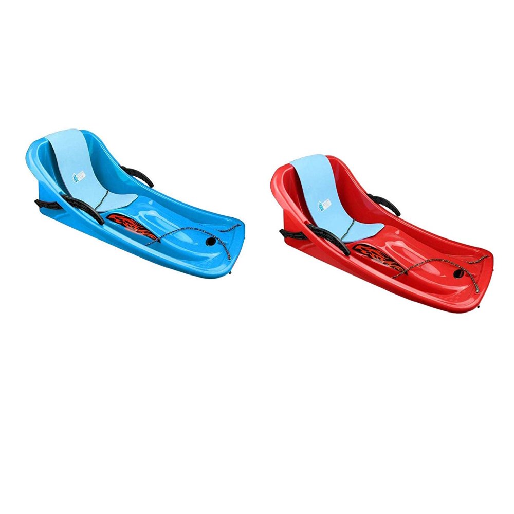 Outdoor Snow Sled,Downhill Xtreme Winter Toboggan Snow Sled/Flexible