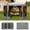 grey, variant on 13x13FT 6-Sided Pop Up Canopy Tent,One-Push Setup Canopy Tent with Removable Canopy Top & Wind Cloths, Outdoor shelter for Camping, Backyard Parties, Outdoor Events - Green