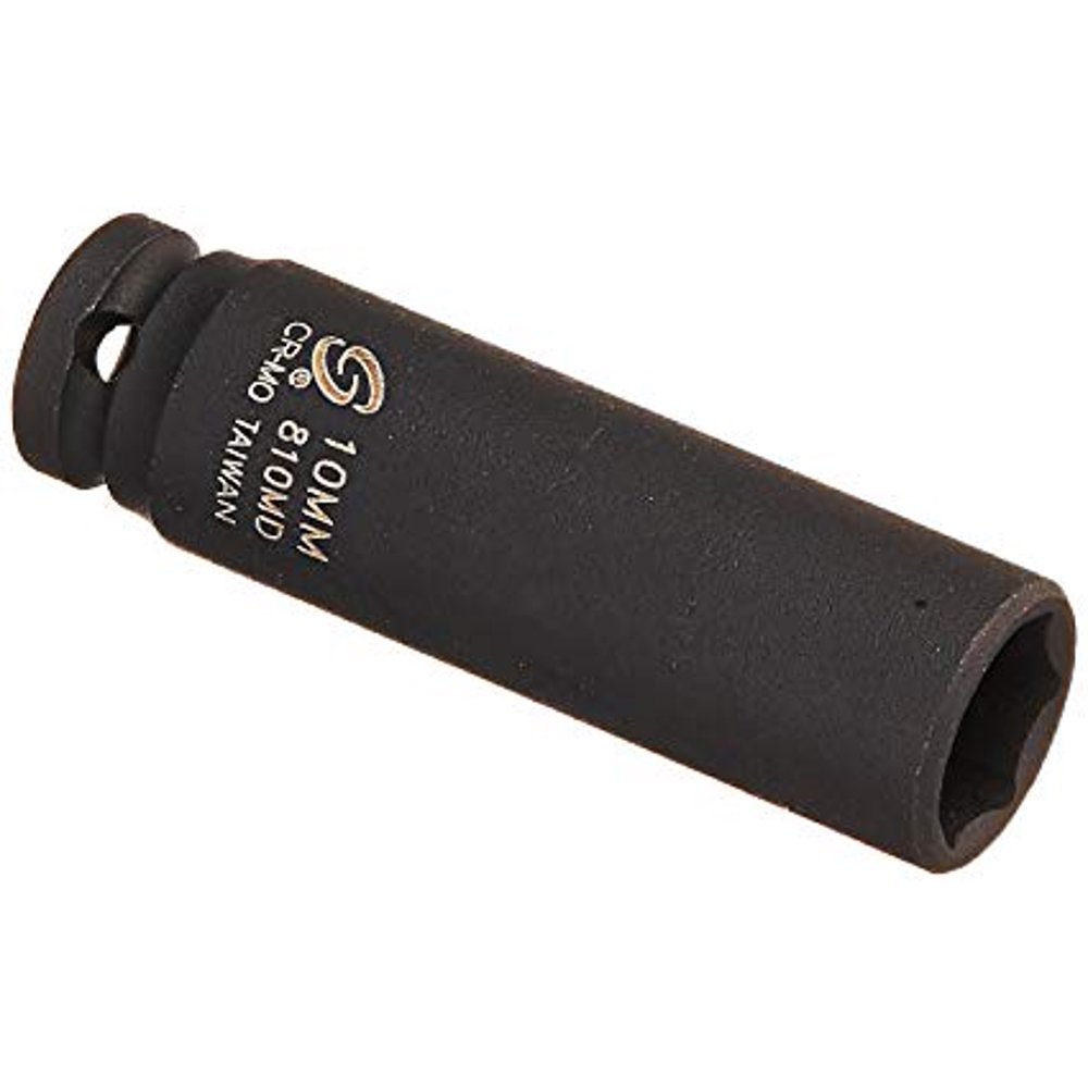 Sunex Tools 810MD 1/4" Drive 10MM Deep Impact Socket