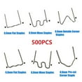 thumbnail image 4 of 500Pc 0.6/0.8Mm Hot Stapler Staples for Car Bumper Plastic Welder Repair Kit 0.6Mm Outside Corner, 4 of 7