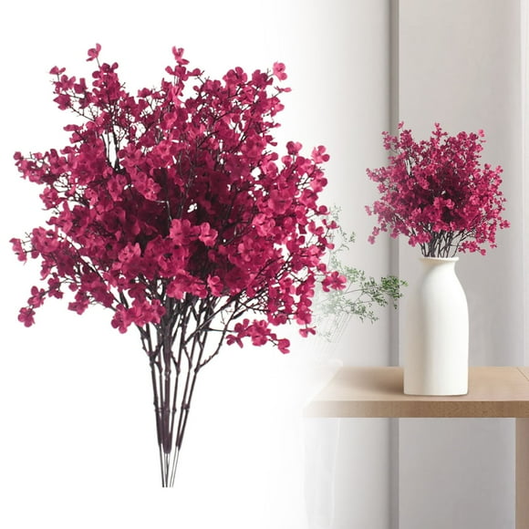 ZTTD 12 Bundles Artificial Baby’s Breath European Flowers Silk Gypsophila with Bendable Stems for Fall Thanksgiving & Christmas Centerpiece Wedding Decor and Table Arrangements