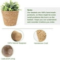 thumbnail image 4 of Woven fresh decorative flower pots folding storage flower pots, 4 of 6