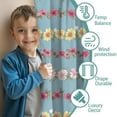 thumbnail image 3 of Blackout Kids Curtains,Pioneer Flower Childrens Insulated Curtains Set Of 2,Bedroom Essentials,Toddler Room Decor 42x54in(106x137cm), 3 of 4