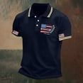 thumbnail image 5 of RMGVDSD Men's Classic Fit Shirts 4th Of July Patriotic Shirt 250th Anniversary USA Polo Shirts Short Sleeve Graphic Print Shirt Independence Day Outfit Daily Work Shirts, 5 of 5