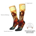 thumbnail image 4 of Sikiie Sunset Meditating Dog Knee Socks, High Socks Long Stretchy Sock Women Knee High Stocking, Long Socks for Women, 4 of 6