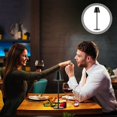 thumbnail image 3 of Modern LED CordlessTable Lamp,4000mAh Rechargeable Battery Desk lamp,3 Level Brightness Night Light, Metal Shell,Minimalist Design(Black), 3 of 5