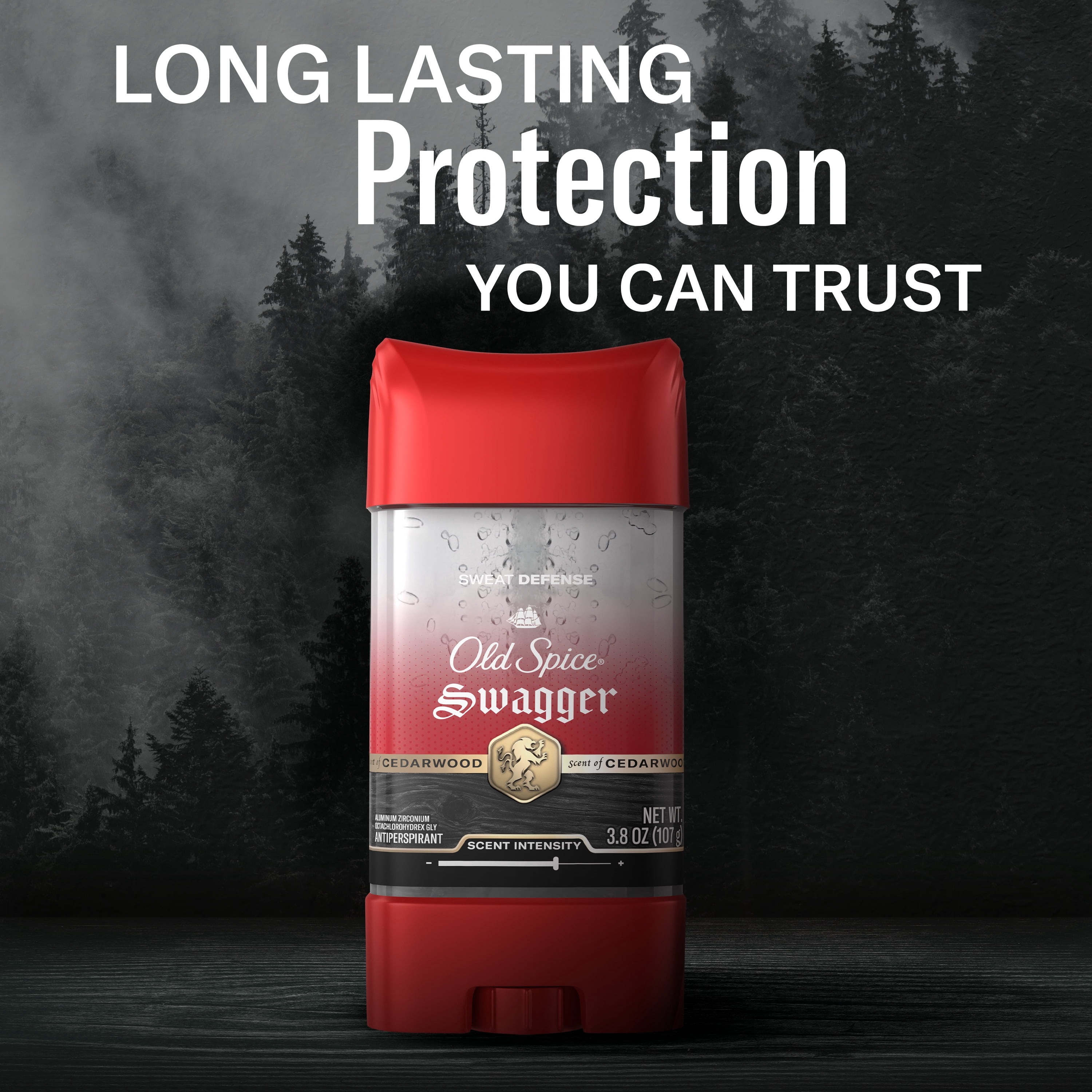 Old Spice Red Zone Swagger Scent Clear Gel Antiperspirant Deodorant for Men, 3.8 oz