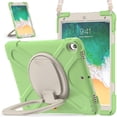 thumbnail image 2 of For iPad Air 3 10.5 Inch 2019/iPad Pro 10.5 Inch 2017 Case, 360 Rotatable Handle Stand, Shoulder Strap, Drop-Proof Design, Matcha Green, 2 of 7