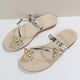 thumbnail image 5 of Sandalias con diseño de anillo en el dedo del pie con decoración de diamantes de imitación y mariposas Wmkox8yii  ytu10607, 5 of 5