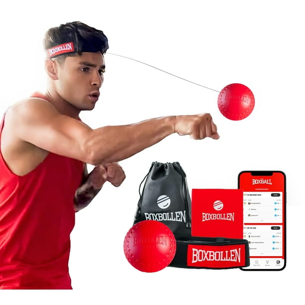 Boxing Reflex Ball Boxbollen original con la aplicación utilizada por celebridades