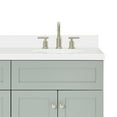 thumbnail image 4 of Ariel Hamlet 67 Inch Double Oval Sink Vanity With White Quartz Countertop W/ 1.5 Edge In Grey, 4 of 11