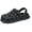 Black, variant on Kids Bubble Slides Boys Girls Cute Bubble Clogs with Charms, Beach Pool Massage Golf Ball Sandals Shoes House Slipper