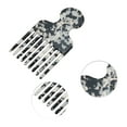 thumbnail image 3 of Unique Bargains 1 Pc Fashion Portable Hair Insert Comb Black White Imitation Acetic Acid, 3 of 6