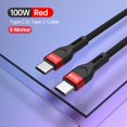 thumbnail image 1 of PZOZ 100W USB C a USB tipo C Cable de carga rápida 4,0 PD 5A carga rápida para MacBook iPad Samsung Xiaomi 60W USBC Cable cargador Tan Jianjun unisex, 1 of 2