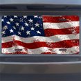 thumbnail image 7 of Distressed American Flag Front License Plate, Metal License Plate, Funny Standard Plates Personalized Novelty Decorative For Men/Women/Boys/Girls Car 6×12 Inch, 7 of 7