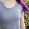 thumbnail image 2 of Happy Lamb on Field Pinback Button Pin, 2 of 4