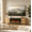 Oak, variant on Easoger 70" Fluted Fireplace TV Stand, Mid Century Modern Entertainment Center with 36" Electric Fireplace for TVs up to 75", Media Console with Sliding Doors & Solid Wood Legs for Living Room.Walnut