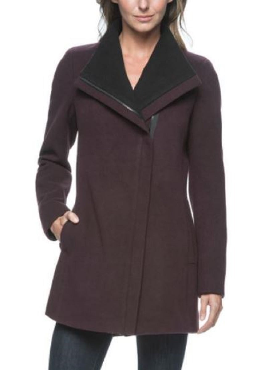 andrew marc burgundy coat
