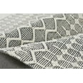 thumbnail image 6 of Momeni Ember Hand Woven New Zealand Wool Polyester Geometric Black Area Rug 5' X 8', 6 of 8