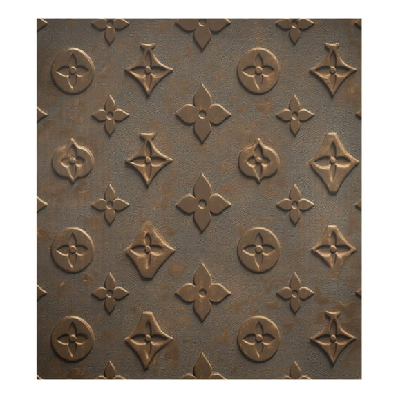 Magnetic Dishwasher Decal - 23x26 Inches ， Single-Sided Print, Cuttable, for Dishwasher, Refrigerator, and Other Metal Surfaces，Brown Color Seamless Pattern