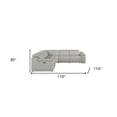 thumbnail image 3 of HomeRoots Italian Leather Power Reclining U Shaped Five Piece Corner Sectional, 3 of 7