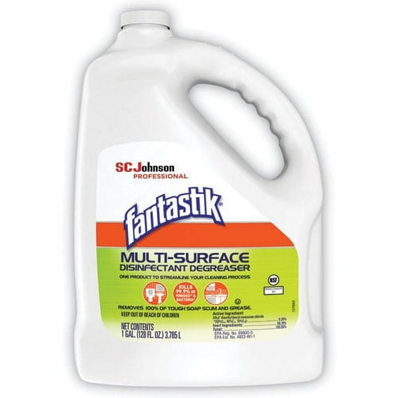 Multi-Surface Disinfectant Degreaser, Pleasant Scent, 1 Gallon Bottle, 4/carton | Bundle of 2 Cartons