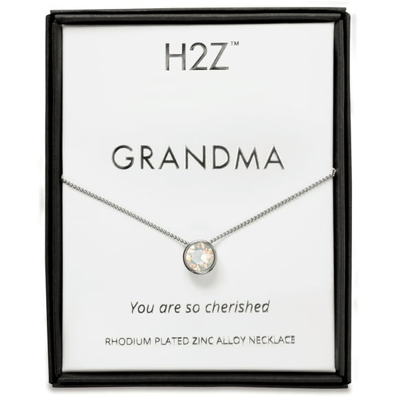 Pavilion Gift Grandma White Opal 16 to 17.5 inch Necklace 16350