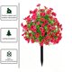 thumbnail image 3 of YiJuHui Artificial Flower Stakes Outdoor Decor, Realistic Faux Floral Garden Stakes, UV Resistant Waterproof, Easy Install for Yard Patio Lawn Landscaping, 3 of 5