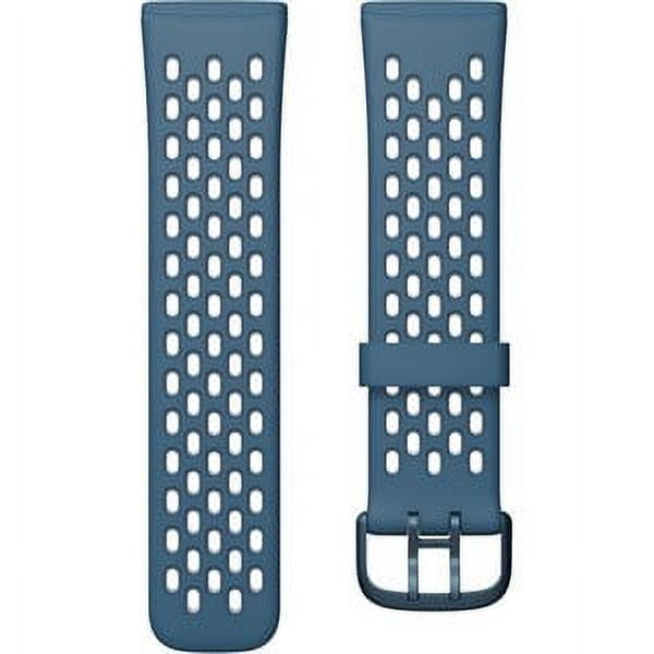 Fitbit Sport Band for Sense & Versa 3 Smartwatches (Large, Sapphire/Fog Grey)