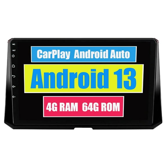 Torovo Car Stereo CarPlay Head Unit for Toyota Corolla 12 2018 2019 2020 2021 2022 2023 Android Auto Touch Screen Sat Navi Bluetooth WiFi Radio Player