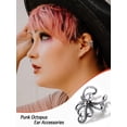 thumbnail image 3 of FaithHeart Octopus Ear Cuff for Women Men 925 Sterling Silver Animals Clip On Earrings No Piercing Retro Adjustable Cartilage Earrings Jewelry Gifts for Girlfriend 1 Piece, 3 of 10