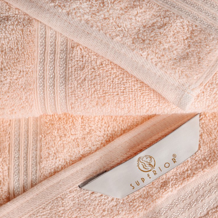 Peach decorative bath online towels