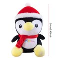 thumbnail image 3 of TOYOUME Penguin Plush Cloth Doll Pillow, Soft Stuffed Christmas Figurine, 9.45 Inches, 1-Piece, for Mantel Tree or Holiday Gift, C, 3 of 8