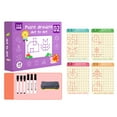 thumbnail image 2 of EASTIN Magical Tracing Workbook Reusable Calligraphy Copybook Toddler Learning Activities For Kids Children  E, 2 of 2