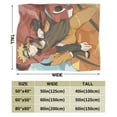 thumbnail image 2 of Flannel Light Weight Blankets Quilts Air conditioning Blankets Vertical Naruto Naruto, 2 of 5