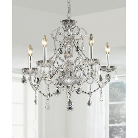 the lighting store new orleans 5 light crystal chandelier walmart com