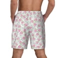 thumbnail image 4 of Goofa Floral Printed Men's Swim Trunks Board Shorts Quick Dry Mens Swimming Trunks with Compression Liner,Breathable Fit Hawaii Beach Shorts-X-Large, 4 of 9