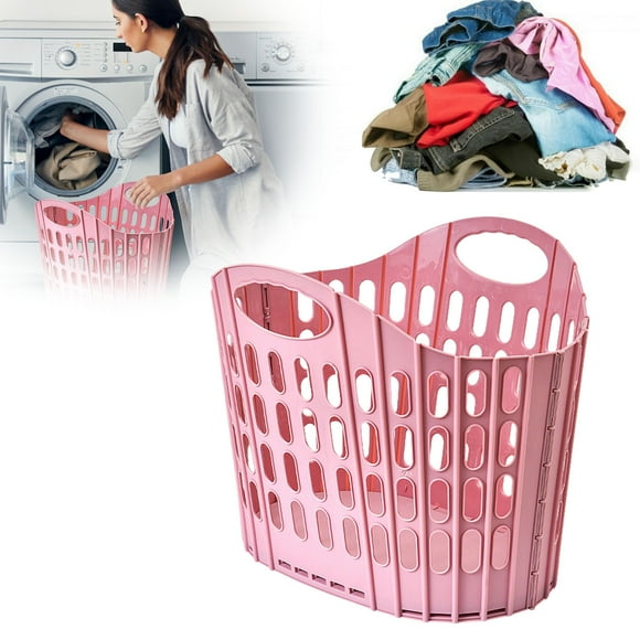 Organisateur de Rangement Pliable pour Lessive, Durable et Léger, pour Vêtements et Jouets, Conception Gain de Place