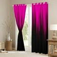 thumbnail image 3 of Pink Black 30%-50% Blackout Curtains Abstract Gradient Stripes Curtains & Drapes,Vintage Ombre Art Striped Lines Geometric Window Curtains,Stripe Modern Curtains 52"Wx63"L, 3 of 5