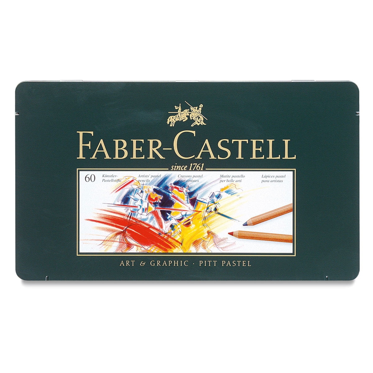 Faber-Castell Pitt Pastel Pencils 60色 Amazon.com: Faber-Castell Pitt® Pastel Pencils - Tin of 60