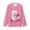 00-Pink#307, variant on Kiijoy Girls Cute Graphic Long Sleeve T-Shirt Casual Crewneck T Shirt, Pink, Sizes 3-4
