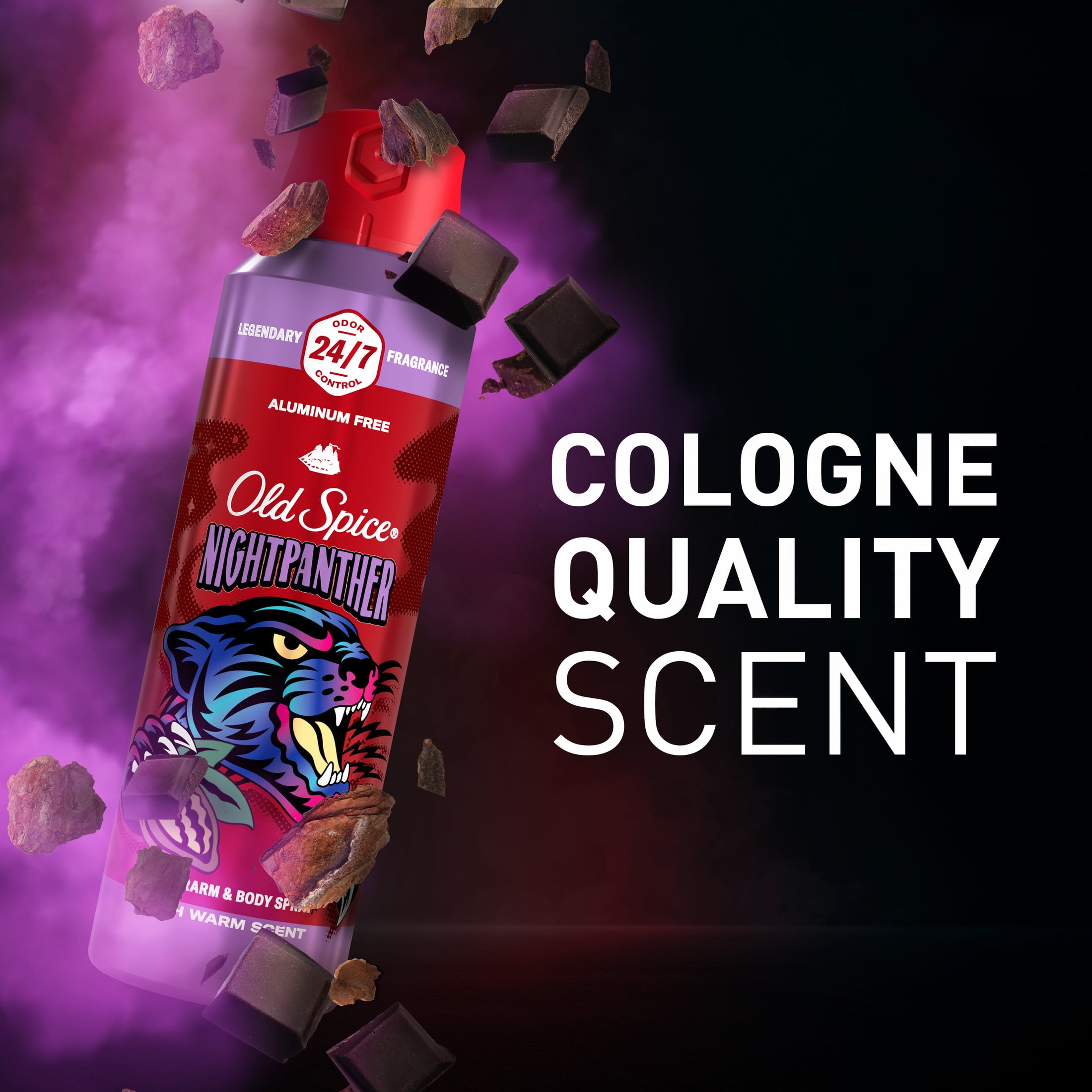 Old Spice NightPanther Body Spray for Men, 5.1 oz