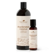 Plant Therapy Fractionated Coconut Oil for Skin, Hair, Body 100% Pure, Natural Moisturizer, Massage & Aromatherapy Liquid Carrier Oil 16 oz Plus 2 oz